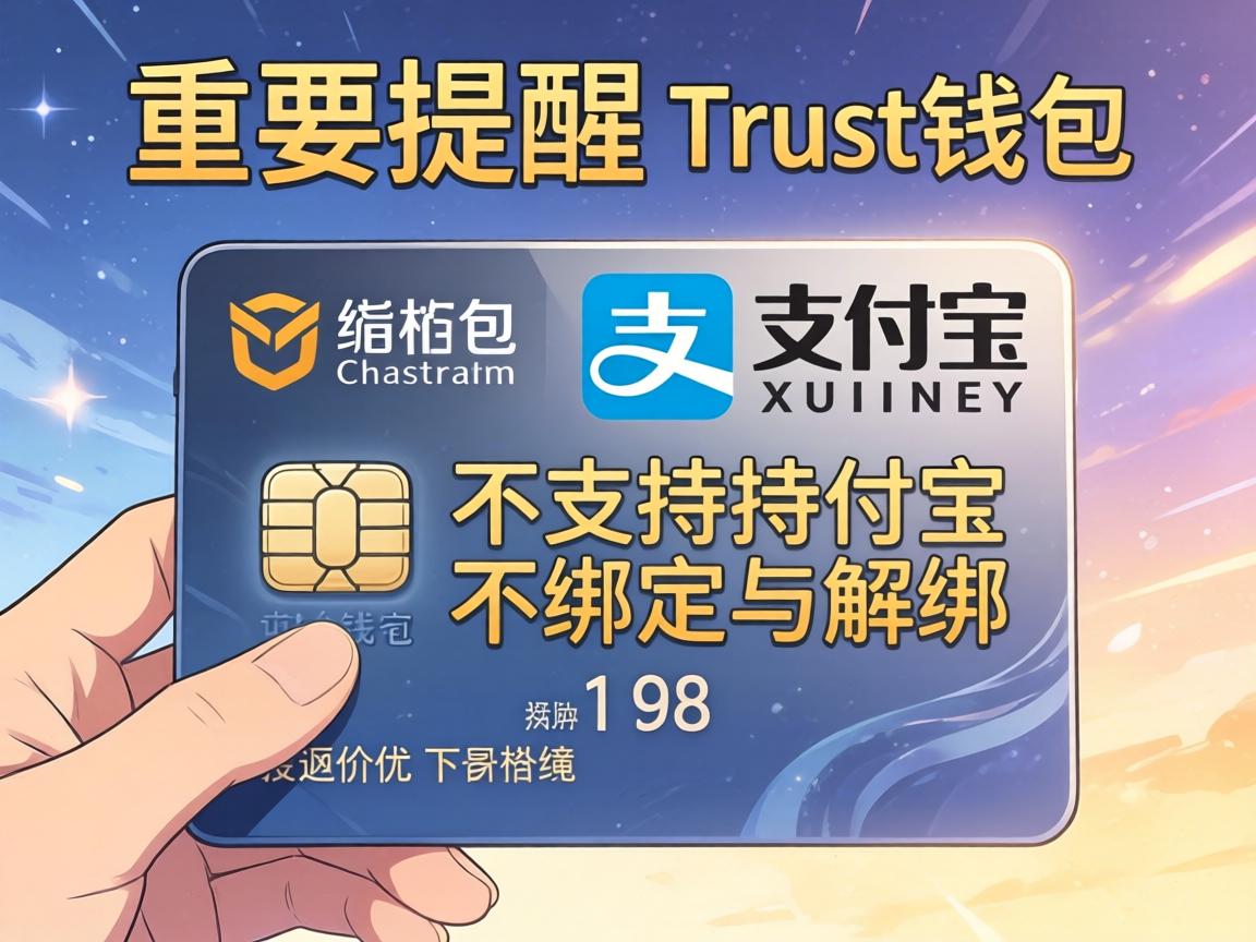 重要提醒，Trust钱包不支持支付宝绑定与解绑
